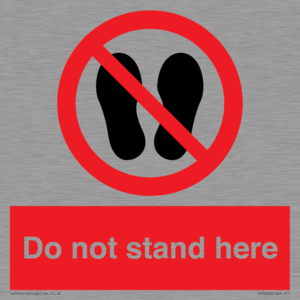 Do not stand here